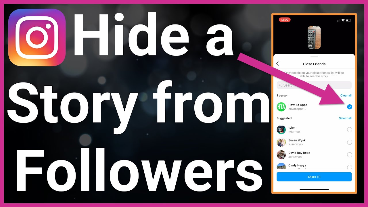 How to hide your instagram stories from all followers easily 1 how can i hide my instagram stories from all followers