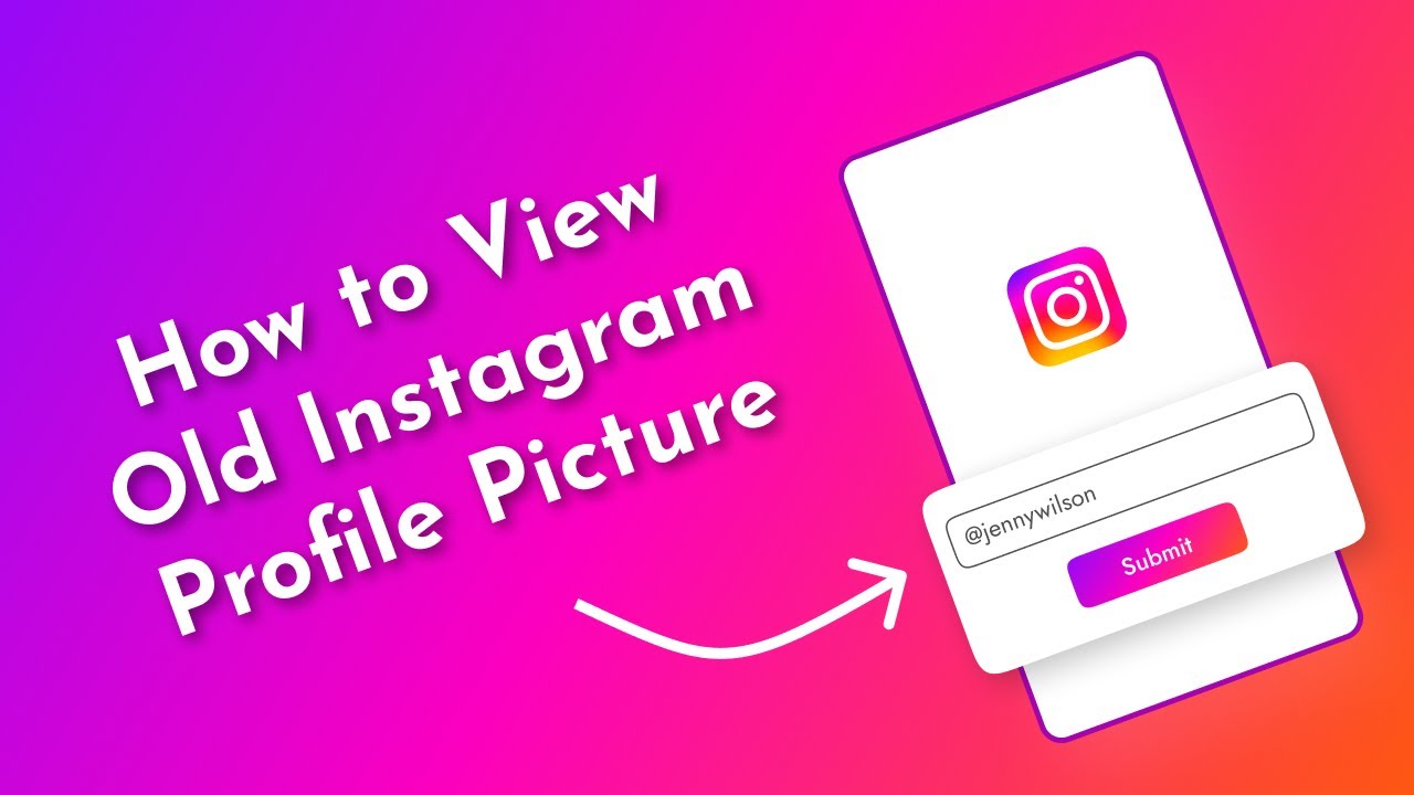 How to view your old profile pictures on instagram 1 how can i see my old profile pictures on instagram