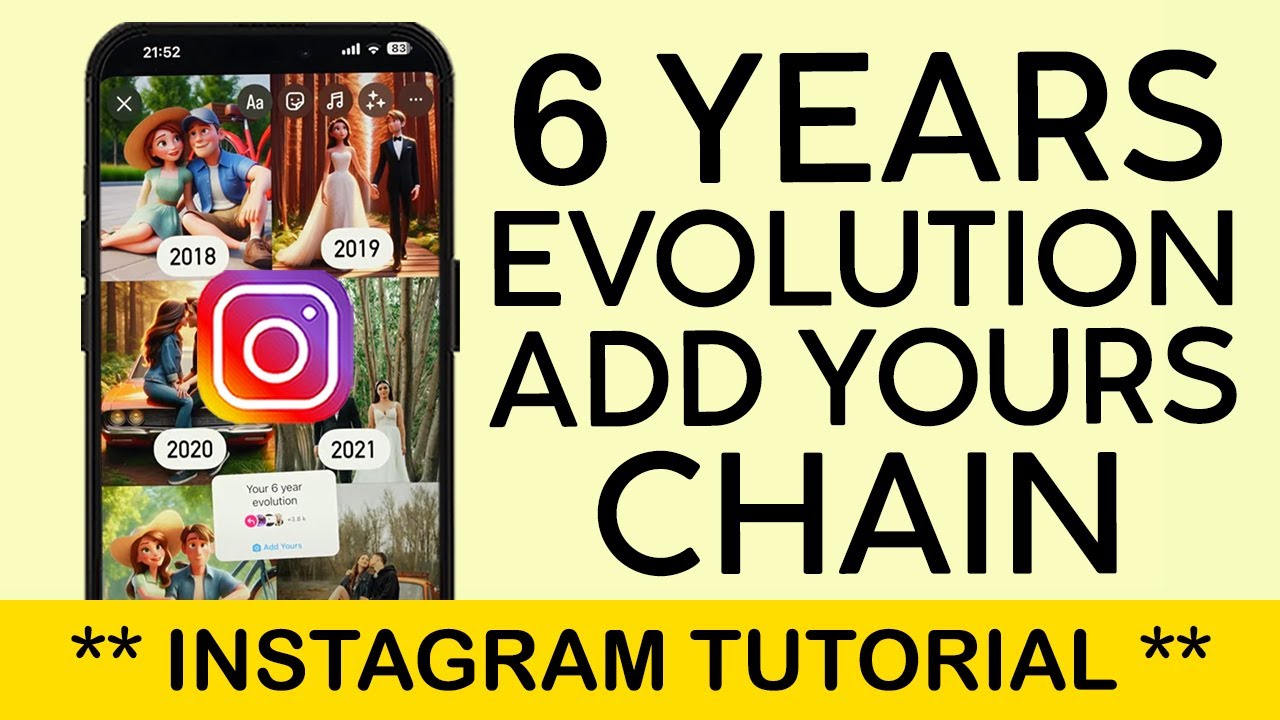 How to create a 6 year evolution of you on instagram 1 how to do 6 year evolution of you on instagram