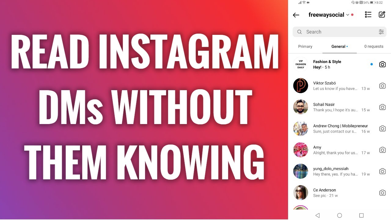 How to view messages on instagram discreetly without being noticed 1 how to view messages on instagram without them knowing