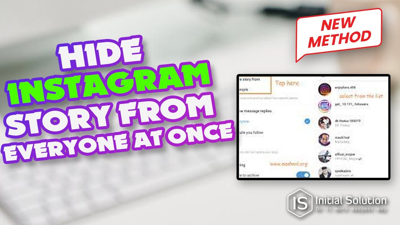 How to hide your instagram story from everyone easily 1 how to hide story from everyone on instagram