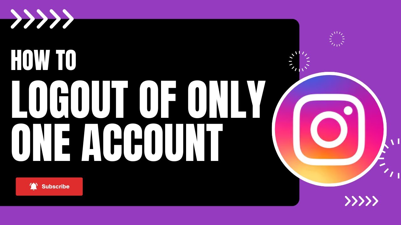 How to logout of just one instagram account without affecting others 1 how to logout of just one instagram account