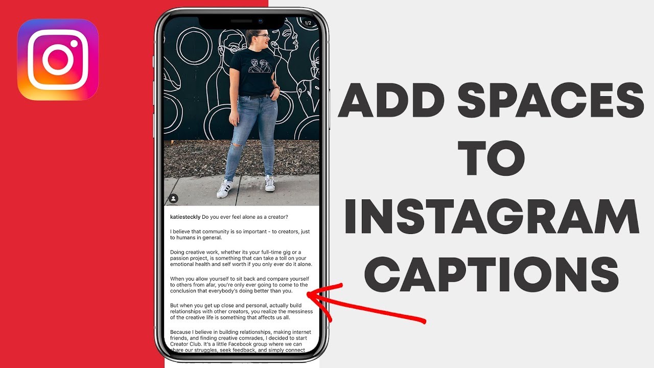 How to make spaces in instagram captions for better readability 1 how to make spaces in instagram caption