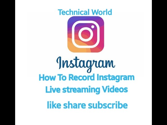 How to record an instagram live: a step-by-step guide 1 how to record an instagram live