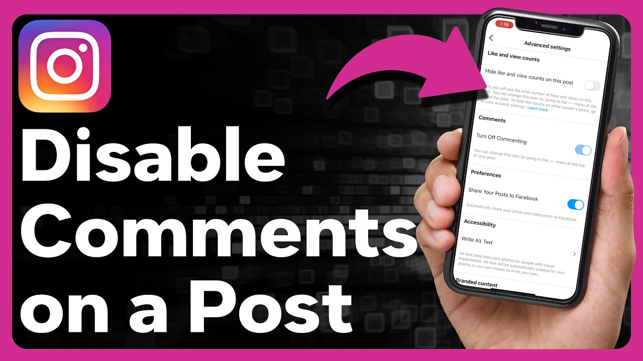 How to turn off comments on instagram for all posts easily 1 how to turn off comments on instagram for all posts
